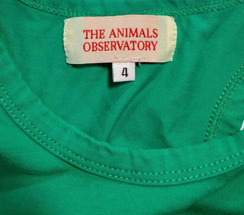 The Animals Observatory Green Sun Graphic Tank Top